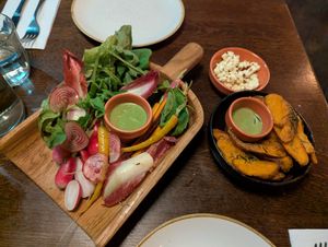 Vegan food at The Botanist at The Botanist in Sheffield