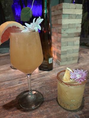 Cocktails   at Mistico Garden - La Veleta in Tulum