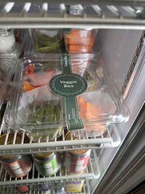 Veggie box with hummus   at Frgmnt Coffee  in Minneapolis