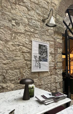 view from the courtyardd  at Twin Figs in Rovinj