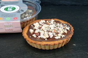 Tarta with chocolate ganage and hazelnuts at Green Deli Cafe - A. Stambolyiski in Sofia
