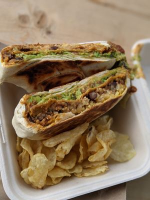 Crunch Wrap Supreme at Pingala Cafe in Burlington