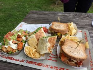 Our $60 okay lunch at Pingala Cafe in Burlington