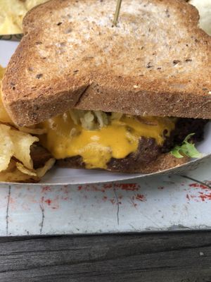GF reuben with impossible patty.  at Pingala Cafe in Burlington