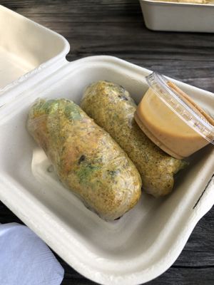 Spring rolled  at Pingala Cafe in Burlington
