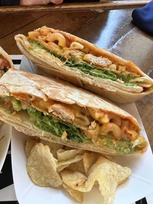 Buff mac crunch wrap   at Pingala Cafe in Burlington