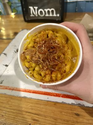 Mac and cheese  at Pingala Cafe in Burlington