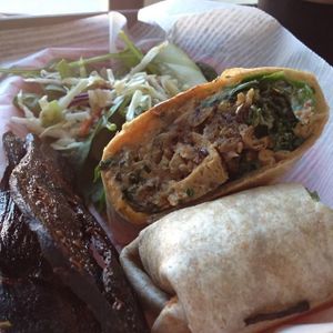 thanksgiving sandoo wrap at Pingala Cafe in Burlington