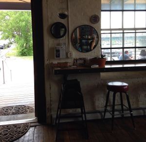 Door at Pingala Cafe in Burlington