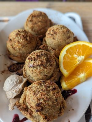 FrenchToast Puffs at Pingala Cafe in Burlington