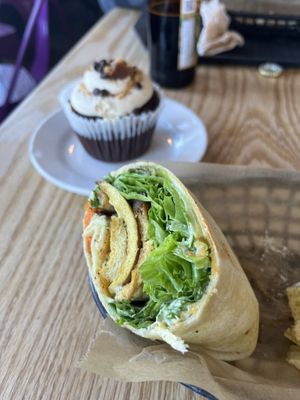 Caesar wrap  at Pingala Cafe in Burlington