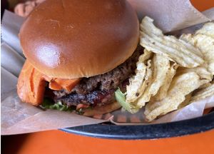 Burger spécial   at Pingala Cafe in Burlington