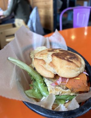 Sandwich tofu -gluten free   at Pingala Cafe in Burlington