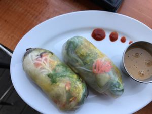 Fresh rolls  at Pingala Cafe in Burlington