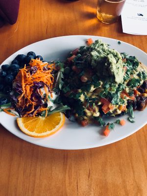 Rancheros at Pingala Cafe in Burlington