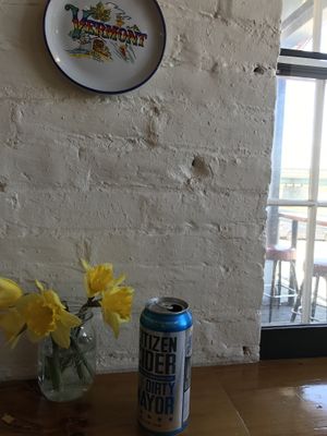 Citizen cider  at Pingala Cafe in Burlington