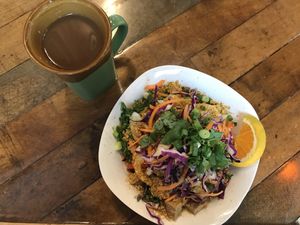 Buddha bowl at Pingala Cafe in Burlington