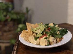 Tex mex bowl - delicious! at Pingala Cafe in Burlington