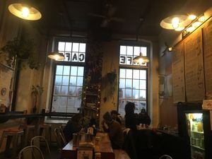 Ambiance at Pingala Cafe in Burlington