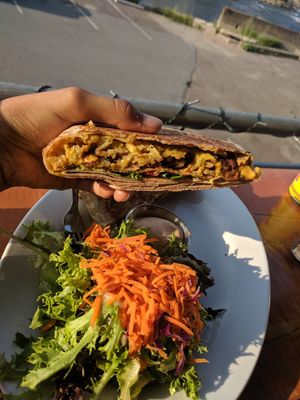 crunch wrap! at Pingala Cafe in Burlington