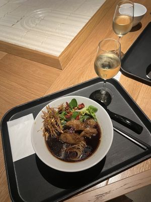 vegan ramenn  at Zagin Diversity in Osaka