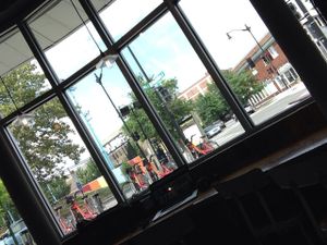 Love the windows! at Pleasant Pops in Washington