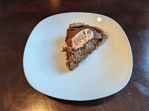 French chocolate silk pie. at Thai Fresh in Austin