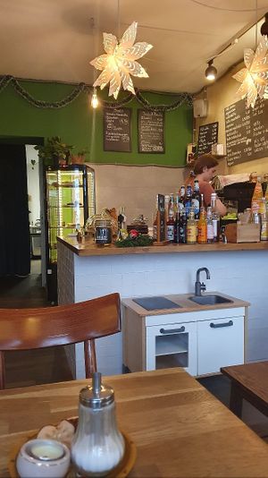 interior at Café Vegardie in Berlin