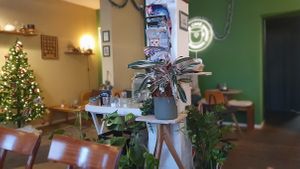 Interior at Café Vegardie in Berlin