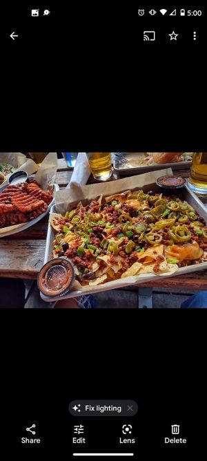 Vegan nachos! No guac tho ☹️ at Top of Tacoma Bar and Cafe in Tacoma