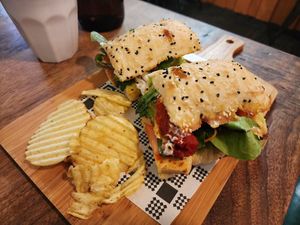Greenholm sandwich at The Dingo Cafe in Lithgow
