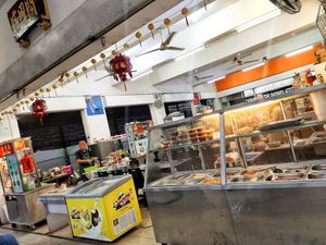 Seven 7 vegan and vegetarian stalls all in one cafe at Lovely Appreciated Vegetarian Cafe - 感恩閣 in Kuching