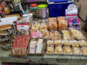 Local sarawak snacks mostly vegan at Lovely Appreciated Vegetarian Cafe - 感恩閣 in Kuching