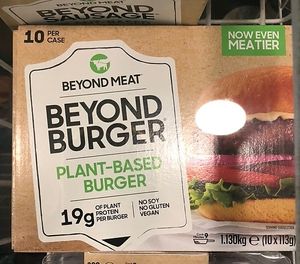 Beyond burger  at Zelen Bio in Sofia