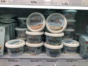 Vegan spreads  at Zelen Bio in Sofia