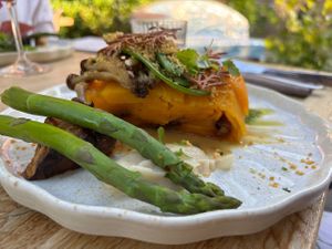 Pompoen lasagne at HOTEL BENT Restaurant in Oisterwijk