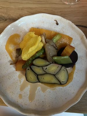 Hoofdgerecht prei   at HOTEL BENT Restaurant in Oisterwijk