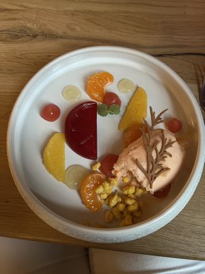 Dessert citrus   at HOTEL BENT Restaurant in Oisterwijk