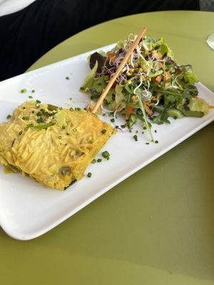 vegan quiche  at Kellermann Babelsberg in Potsdam