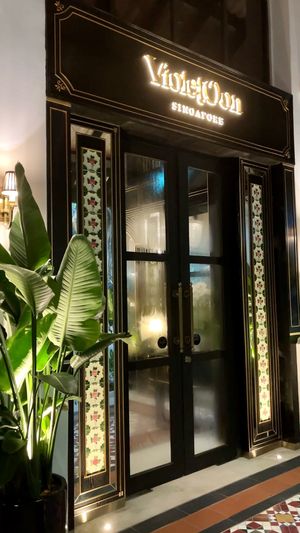 Entrance at Violet Oon Singapore at Dempsey in Central Singapore