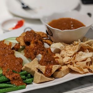 Vegan Gado Gado at Violet Oon Singapore at Dempsey in Central Singapore