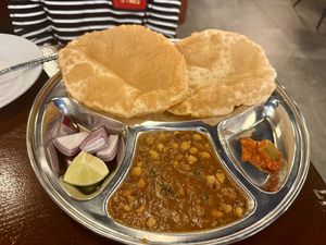 Choley Bhatura  at Crispy Dosa in Cardiff