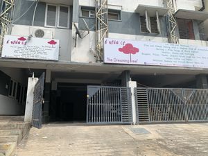 From of building. Restaurant is on the 3rd floor    at The Dreaming Tree in Tiruvannamalai