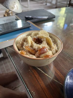 Tiny bowl from day 2  at The Dreaming Tree in Tiruvannamalai