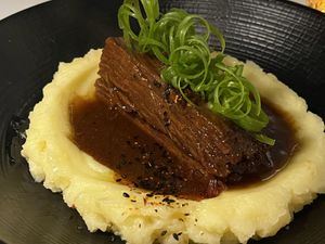 Miso Glazed Short Ribs. A ton of fun to get such a variety of flavors over the course of the meal. The sake-soy sauce was a standout.   at Reverie Restaurant and Cocktail Bar in Brooklyn