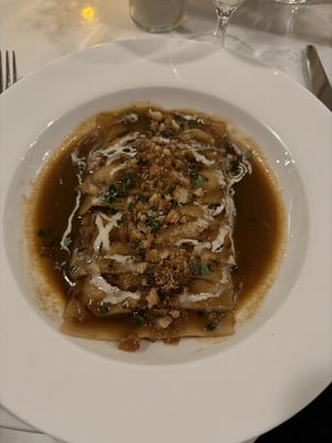 Ravioli   at Reverie Restaurant and Cocktail Bar in Brooklyn