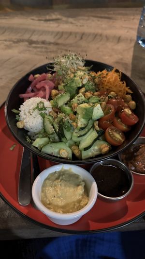 Vegan poke special  at Esencia Nativa in El Zonte