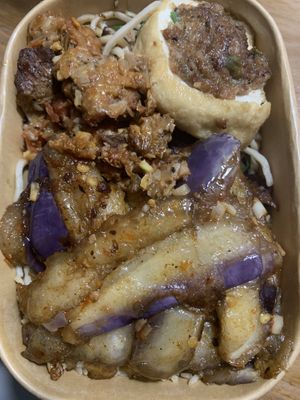 Eggplant dish  at Les Bons Enfants Végétariens  in Saint-pierre