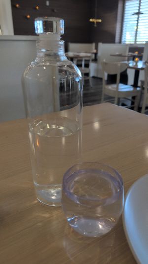 Water at Imli Kitchen in Ormond Beach