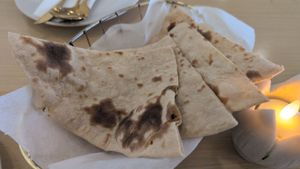 Roti bread at Imli Kitchen in Ormond Beach